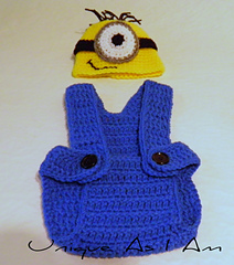 Ravelry: Baby Minion Diaper Cover - Newborn pattern by ...