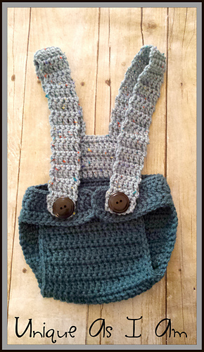 Ravelry: Adrian Diaper Cover with Suspenders pattern by ...