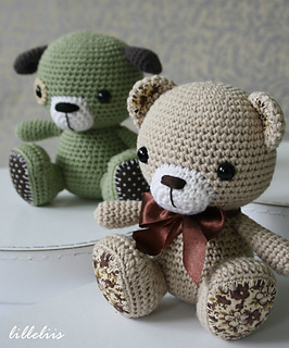 Ravelry: Amigurumi cuties - bunny, puppy and teddy pattern ...