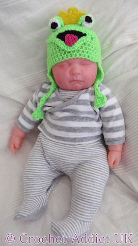 Ravelry: Frog Ear Flap Hat Newborn - 12 Months pattern by ...
