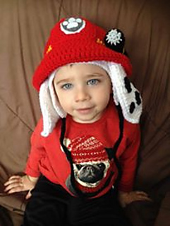 Ravelry: Dalmatian Fireman Hat pattern by Michelle Moore