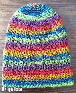 Ravelry: Rasta Slouchy Beanie pattern by The Hippy Hooker