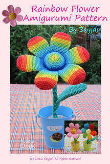 Ravelry: Rainbow Flowers Amigurumi pattern by Sayjai ...
