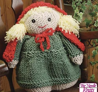 Ravelry: Little Red Riding Hood Pillow Doll pattern by ...