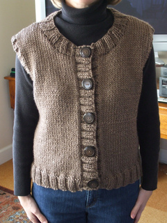 Ravelry: Button Front Crew Neck Vest pattern by Patons