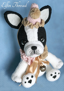 Ravelry: Gaspard The French Bulldog Clown pattern by Elfin ...