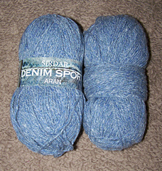 denim sport aran wool
