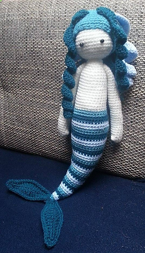 Ravelry: H@bibi ~ gro?e Meerjungfrau pattern by Sandra Scherndl