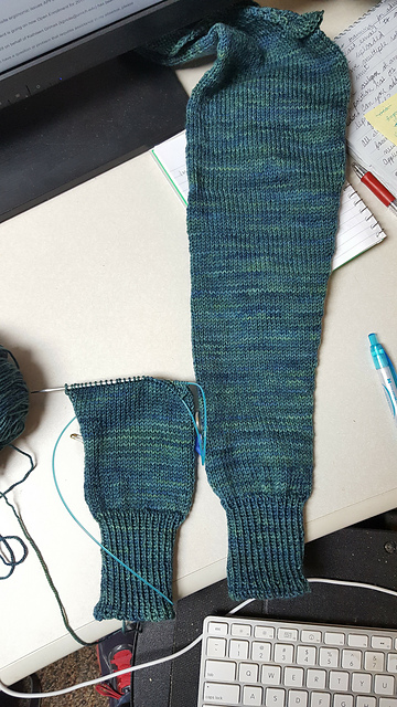 Sleeves in progress