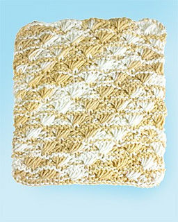 Ravelry: Shell Stitch Dishcloth: Knit pattern by Lily / Sugarn Cream