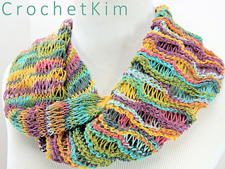 Ravelry: Entwined Helix Scarf pattern by Kim Guzman
