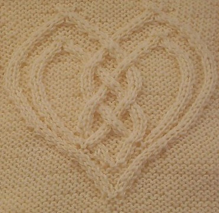 Ravelry: Cabled Heart pattern by Devorgillas Knitting ...