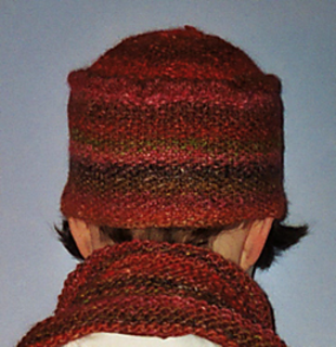 Ravelry: Linen Stitch Pillbox Hat with Garter Scarf pattern by Jessica Fenlon...