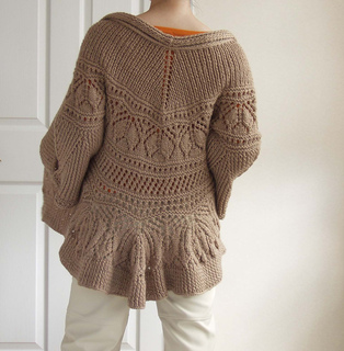 Ravelry: #33 Peplum Cardigan pattern by Nanette Lepore