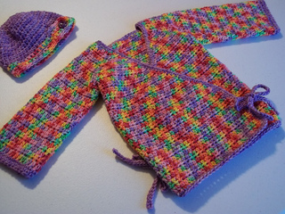 Ravelry: Crochet Kimono Wrap Baby Sweater pattern by Kylie ...