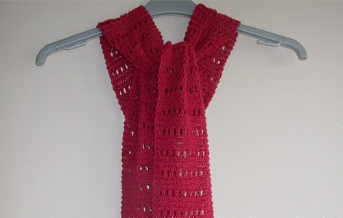 Ravelry: Claras Cotton Knit Scarf pattern by marianna mel