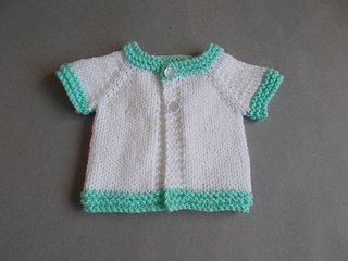 Ravelry: Tiny Topaz - Premature Baby Jacket pattern by marianna mel