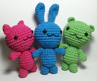 Ravelry: Alien Hominid, Chibi Kawaii Cat, Bunny and Bear ...