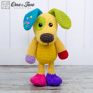 Ravelry: Scrappy Puppy amigurumi pattern by Carolina Guzman