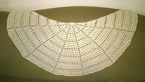 Ravelry: Sort of Half Circle Shawl pattern by PurpleIguana