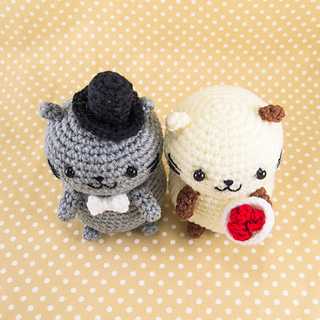 Ravelry: Cat Couple Amigurumi pattern by snacksies snacksies