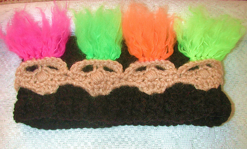 Ravelry: Troll Beanie and Head Warmer pattern by Spider Mambo