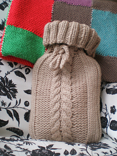 Ravelry Hot Water Bottle Cover Pattern By Rebecca Leyard