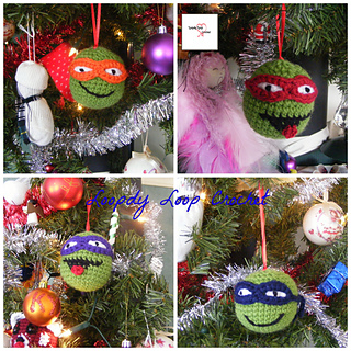 ravelry tmnt christmas ornament