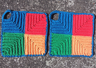 {Topflappen
22} Ravelry: Retro Topflappen Variation pattern by Heidi Ehlers | {Topflappen
22}