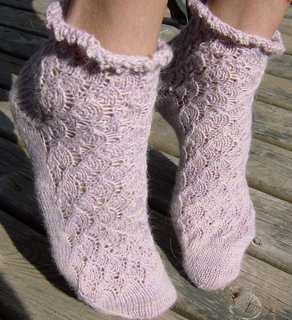 Ravelry: Toe Up Milanese Lace Socks pattern by Cindy ...