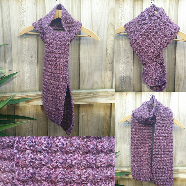 Ravelry Textured Scarf pattern by Mother bunch