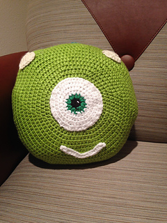 Gopher Pattern Works Inc | ravelry monsters inc inspired pillow pattern by melissa Gopher Pattern Works Inc | ravelry monsters inc inspired pillow pattern by melissa