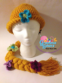 Ravelry: Rapunzel Crochet Hat Pattern pattern by Gramma Beans