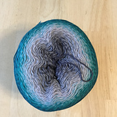Gomitolo Scheepjes Whirl - Miscela Cotone E Acrilico 1000 Metri - Colori Rosa, Verde, Grigio - 6