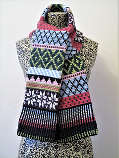 in uk h crochet hook Fair Hayley Scarf by Ravelry: Joanne pattern Isle Tunisian