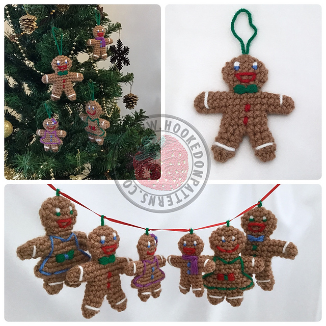 ravelry gingerbread family christmas tree decorations pattern by ling ryan - Gingerbread Christmas Tree Decorations ravelry gingerbread family christmas tree decorations pattern by ling ryan - Gingerbread Christmas Tree Decorations