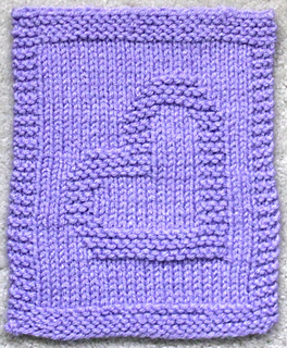 Ravelry: Purple Heart Knit Motif pattern by Kat Mcab