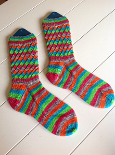 Ravelry: Fruit Stripe Gum Socks, featuring a spiral rib pattern by Leah ...