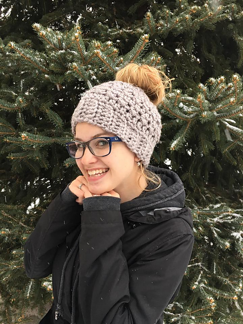 Ravelry Messy Bun Ponytail Hat Pattern By Pam Grice Interesting Crochet Hat With Ponytail Hole Pattern Ravelry Messy Bun Ponytail Hat Pattern By Pam Grice Interesting Crochet Hat With Ponytail Hole Pattern
