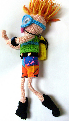 crochet f in hook mm Diver Nancy by Ravelry: Spike, Anderson the Scuba pattern