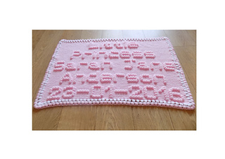 ravelry personalized baby blanket