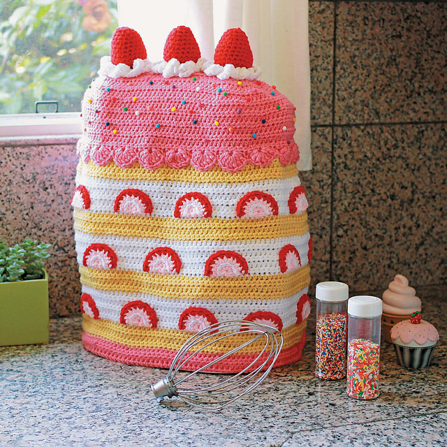 Ravelry Strawberry Shortcake Stand Mixer Cover Pattern By