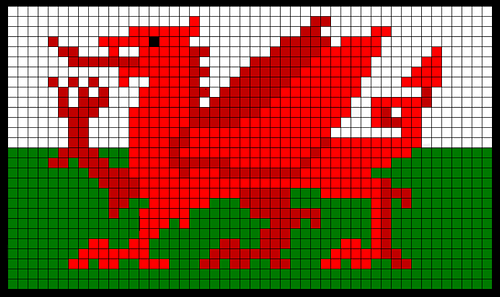 Ravelry: Welsh Dragon Chart pattern by Melanie Nordberg