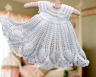 show designs crochet pattern Baby Pineapple Ravelry: Dress by Wallace Yvonne
