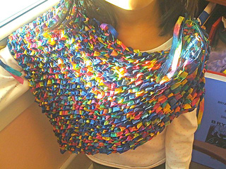 yarn ribbon lion brand crochet patterns poncho pattern