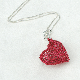 Ravelry Diy Wire Crochet Heart Pendant Step By Instruction Ravelry Diy Wire Crochet Heart Pendant Step By Instruction Yooladesign Jewelry Pattern Yael Falk