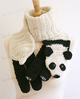 Ravelry: Panda Scarf Crochet Pattern pattern by Bees Knees ...