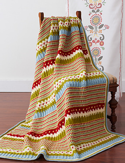Ravelry Country Fresh Blanket Pattern By Patons