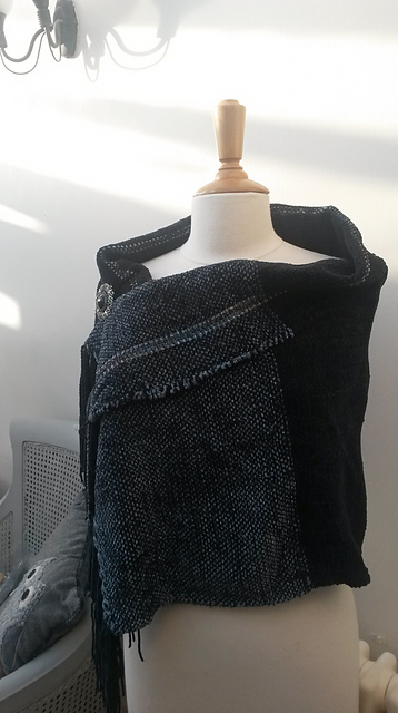 Handwoven wrap in Louisa Harding Nerissa