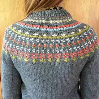 Autumn's Spring Garden Cardigan pattern